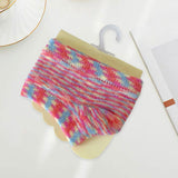 Maxbell Women Open Toe Half Socks Soft Forefoot Liner Socks for Sandal Clogs Outdoor Blue and Red