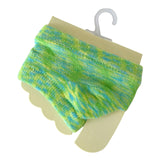 Maxbell Women Open Toe Half Socks Soft Forefoot Liner Socks for Sandal Clogs Outdoor Green