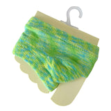 Maxbell Women Open Toe Half Socks Soft Forefoot Liner Socks for Sandal Clogs Outdoor Green