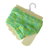 Maxbell Women Open Toe Half Socks Soft Forefoot Liner Socks for Sandal Clogs Outdoor Green