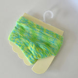 Maxbell Women Open Toe Half Socks Soft Forefoot Liner Socks for Sandal Clogs Outdoor Green