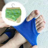 Maxbell Women Open Toe Half Socks Soft Forefoot Liner Socks for Sandal Clogs Outdoor Green