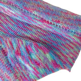 Maxbell Women Open Toe Half Socks Soft Forefoot Liner Socks for Sandal Clogs Outdoor Purple