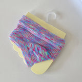 Maxbell Women Open Toe Half Socks Soft Forefoot Liner Socks for Sandal Clogs Outdoor Purple