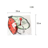 Maxbell Kids Fairy Wing with Headband Outfit Funny Kids Party Prop for Parties Stage Red