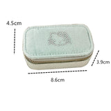 Maxbell Mini Storage Box Multifunctional Headpiece Holder for Necklace Rings Watches