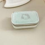 Maxbell Mini Storage Box Multifunctional Headpiece Holder for Necklace Rings Watches