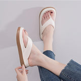 Maxbell Womens Platform Flip Flops Beach Shoes for Vacation Traveling Outdoor Indoor 40 to 41