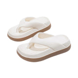 Maxbell Womens Platform Flip Flops Beach Shoes for Vacation Traveling Outdoor Indoor 40 to 41