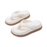 Maxbell Womens Platform Flip Flops Beach Shoes for Vacation Traveling Outdoor Indoor 40 to 41