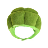 Maxbell Plush Headgear Hat Broccoli Headwear Photo Props Headdress Toy Vegetable Hat