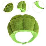 Maxbell Plush Headgear Hat Broccoli Headwear Photo Props Headdress Toy Vegetable Hat