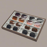 Maxbell Sunglasses Organizer Tray Eyewear Storage Tray for Household Tabletop Closet