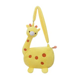 Maxbell Cartoon Giraffe Crossbody Bag Pouch Portable Shopping Bag Funny Shoulder Bag Yellow