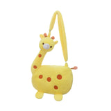Maxbell Cartoon Giraffe Crossbody Bag Pouch Portable Shopping Bag Funny Shoulder Bag Yellow