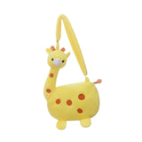 Maxbell Cartoon Giraffe Crossbody Bag Pouch Portable Shopping Bag Funny Shoulder Bag Yellow