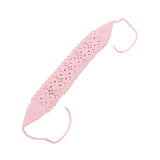 Maxbell Crochet Hair Bandana Headwrap Hairbands for Role Play Photo Shoot Masquerade Pink Butterfly