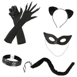 Maxbell Cat Costume for Women Girls Fancy Dress up Costume Accessories for Halloween