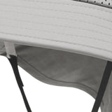 Maxbell Wide Brim Bucket Hat for Kids Breathable Sun Hat for Outdoor Garden Climbing Gray