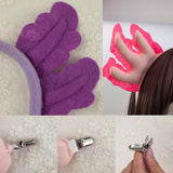 Maxbell Axolotl Headband and Tail Set Cute Axolotl Costume for Role Playing Festival Pink