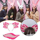 Maxbell Axolotl Headband and Tail Set Cute Axolotl Costume for Role Playing Festival Pink