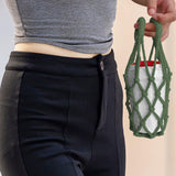Maxbell Macrame Cup Holder Sturdy Woven Rope Drink Carrier for Fitness Hiking Travel