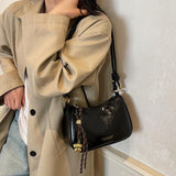 Maxbell Shoulder Bag for Women Fashion Purse for Anniversary Work Outdoor Activities black