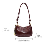 Maxbell Shoulder Bag for Women Fashion Purse for Anniversary Work Outdoor Activities red