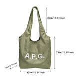 Maxbell Polyester Tote Bag for Women Washable Trendy Handbag for Vacation Gym Spring green