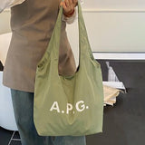 Maxbell Polyester Tote Bag for Women Washable Trendy Handbag for Vacation Gym Spring green