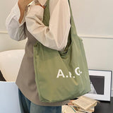 Maxbell Polyester Tote Bag for Women Washable Trendy Handbag for Vacation Gym Spring green