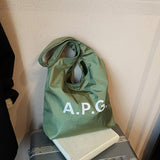 Maxbell Polyester Tote Bag for Women Washable Trendy Handbag for Vacation Gym Spring green