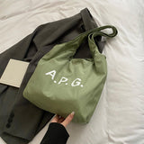 Maxbell Polyester Tote Bag for Women Washable Trendy Handbag for Vacation Gym Spring green