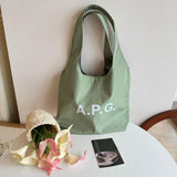 Maxbell Polyester Tote Bag for Women Washable Trendy Handbag for Vacation Gym Spring green