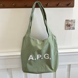 Maxbell Polyester Tote Bag for Women Washable Trendy Handbag for Vacation Gym Spring green