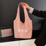 Maxbell Polyester Tote Bag for Women Washable Trendy Handbag for Vacation Gym Spring pink