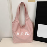 Maxbell Polyester Tote Bag for Women Washable Trendy Handbag for Vacation Gym Spring pink