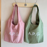 Maxbell Polyester Tote Bag for Women Washable Trendy Handbag for Vacation Gym Spring pink