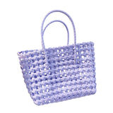 Maxbell Women's Woven Handbag Stylish Top Handle Bag for Commuting Vacation Shopping