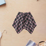 Maxbell Plaid Skirt Sturdy Women Novelty Half Body Spring Autumn Accessories Hip Hop Pink Black