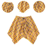 Maxbell Plaid Skirt Sturdy Women Novelty Half Body Spring Autumn Accessories Hip Hop Yellow