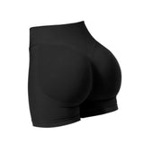Maxbell Yoga Shorts High Waisted Soft Workout Gym Shorts for Running XL Black