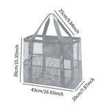 Maxbell Mesh Beach Bag Large Tote Bag for Beach Vacation Essentials Cruise Pool Toys