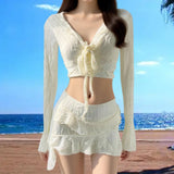 Maxbell Womens Swimsuit V Neck Elegant Breathable Swimwear for Pool Vacation Surfing