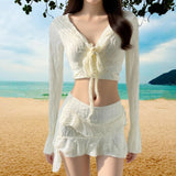 Maxbell Womens Swimsuit V Neck Elegant Breathable Swimwear for Pool Vacation Surfing