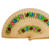 Maxbell Folding Hand Held Fan Versatile Wooden for Performance Dancing Props Wedding wood
