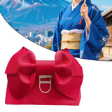 Maxbell Kimono Obi Belt Corsets Obi Waist Belt for Robe Accessories Dresses Costume Red