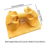 Maxbell Kimono Obi Belt Corsets Obi Waist Belt for Robe Accessories Dresses Costume Yellow
