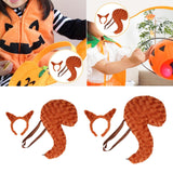 Maxbell Animal Tail Costume Kit Photo Props Hairband for Halloween Carnival Festival S