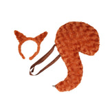 Maxbell Animal Tail Costume Kit Photo Props Hairband for Halloween Carnival Festival S